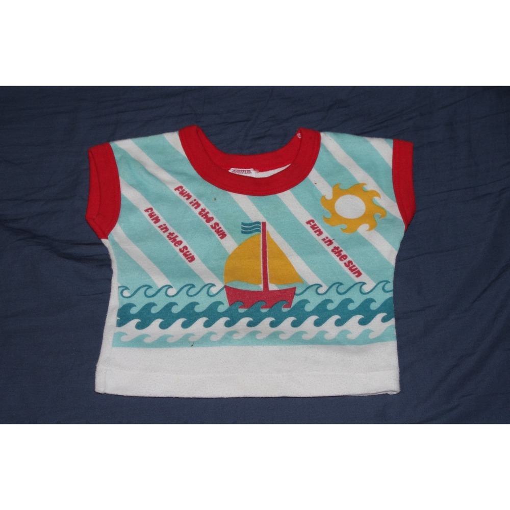 Vintage Summer Baby T-Shirt Baby Fair 80s EUC 12 mos‎ Fun in the Sun